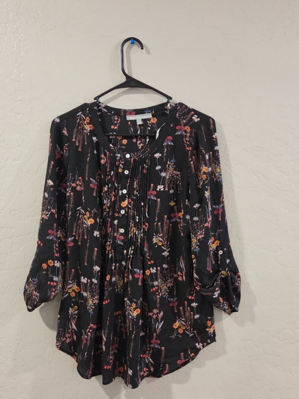 Danielrainn S Womens Blouse Button Sleeves